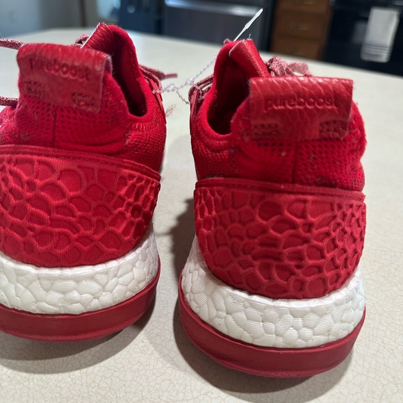 Adidas Pure Boost ZG Red Running Shoes Men Size 7 main image 5